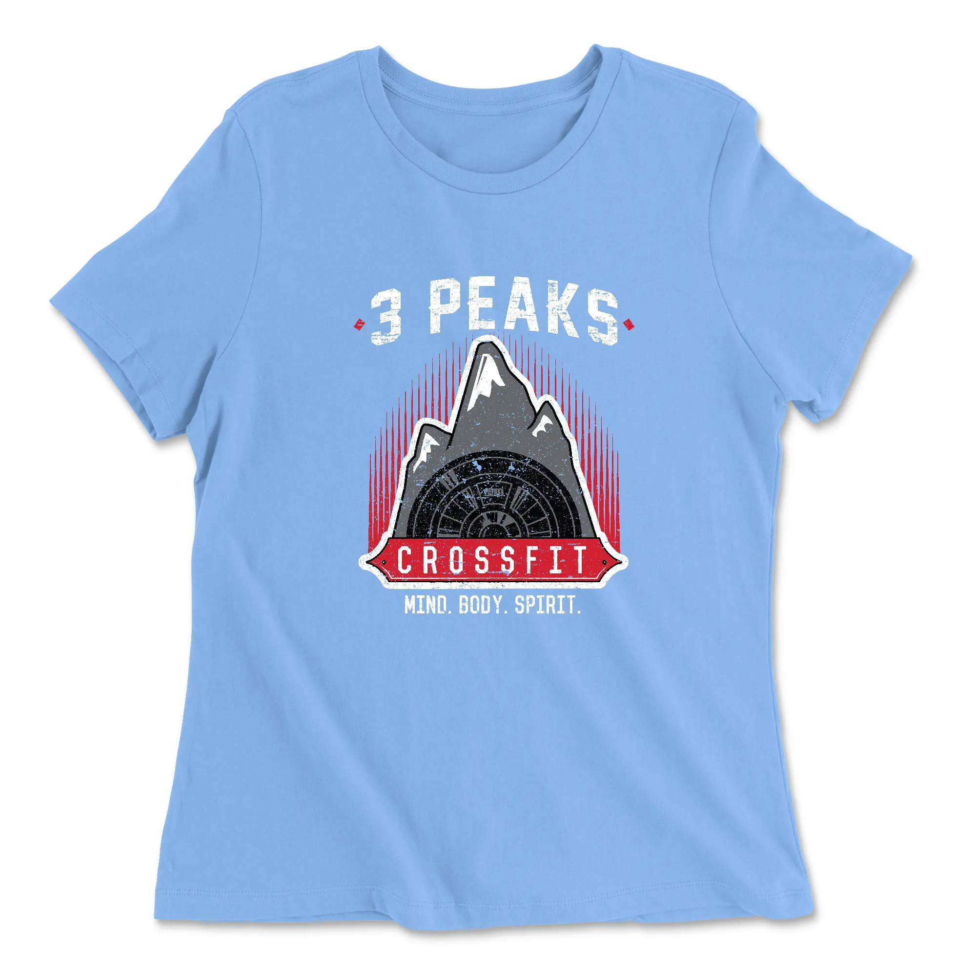 3 Peaks CrossFit Stacked Womens - Relaxed Jersey T-Shirt