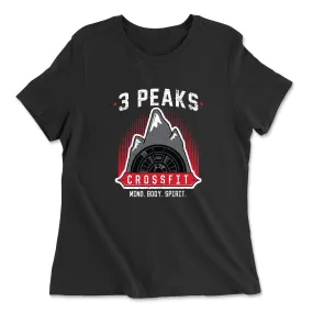 3 Peaks CrossFit Stacked Womens - Relaxed Jersey T-Shirt