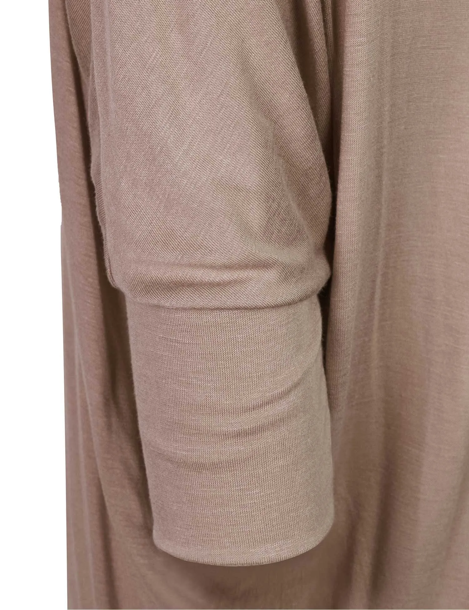 3/4 Dolman Sleeve Solid Open Cardigan Made in USA