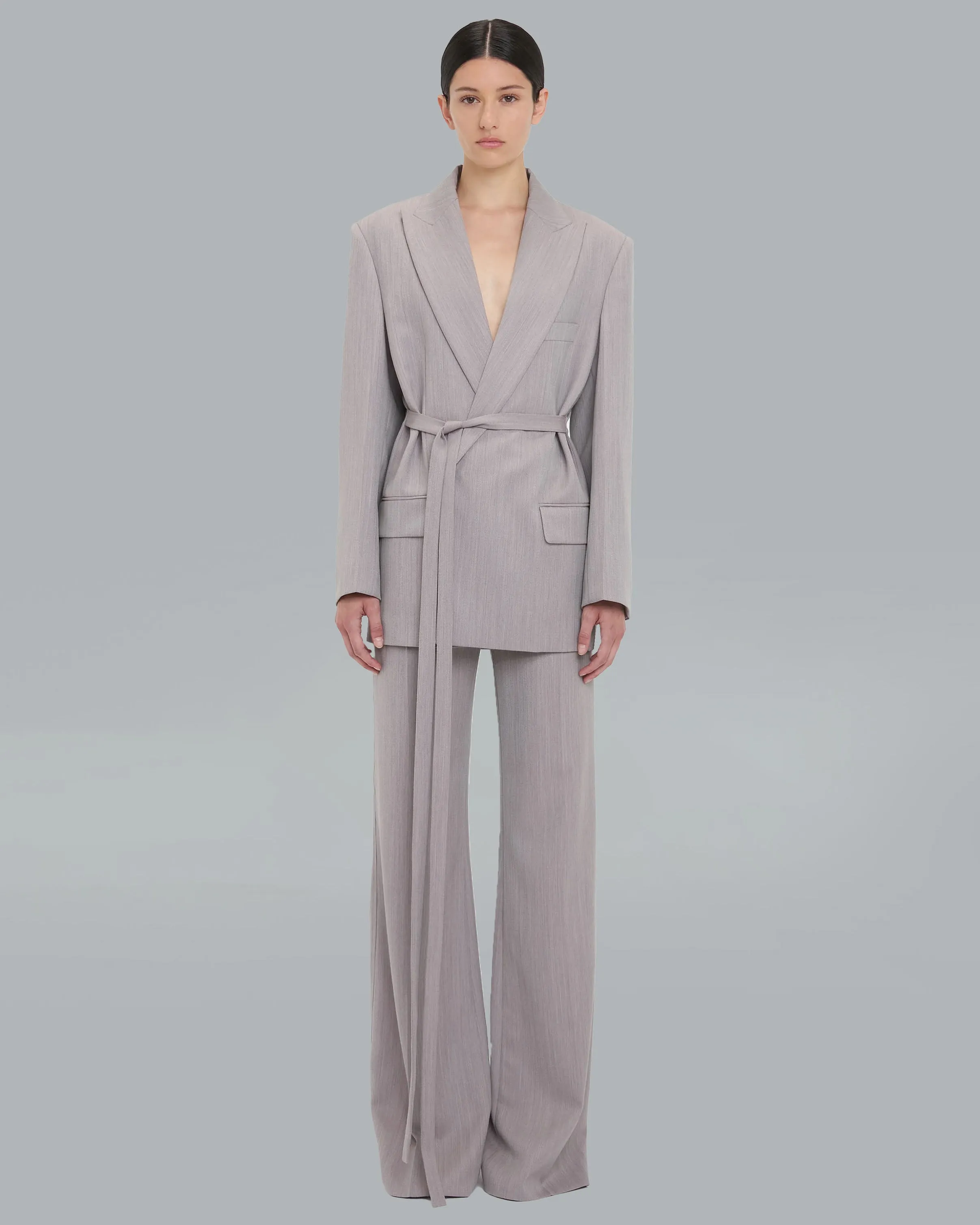 Belted Light Grey