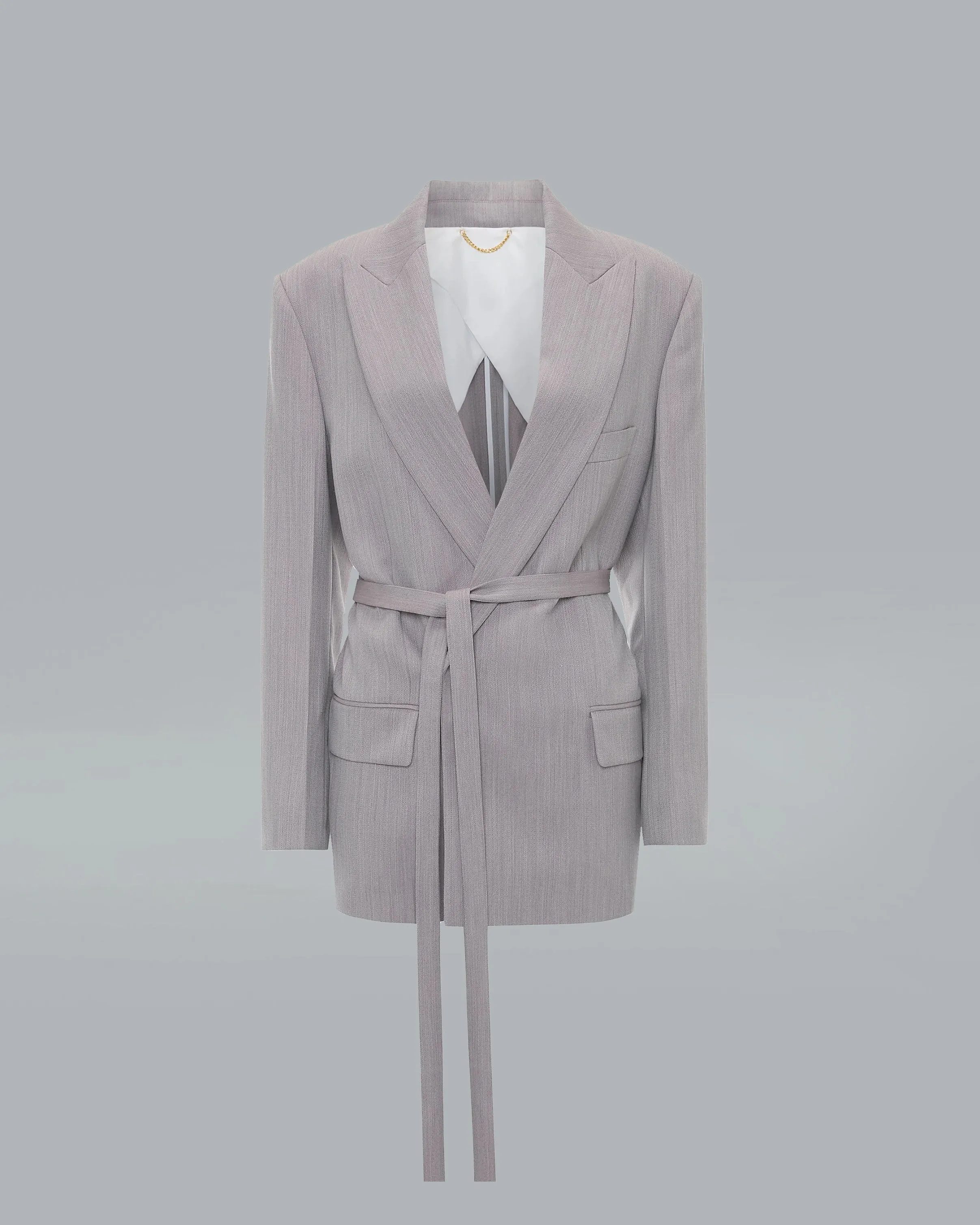 Belted Light Grey