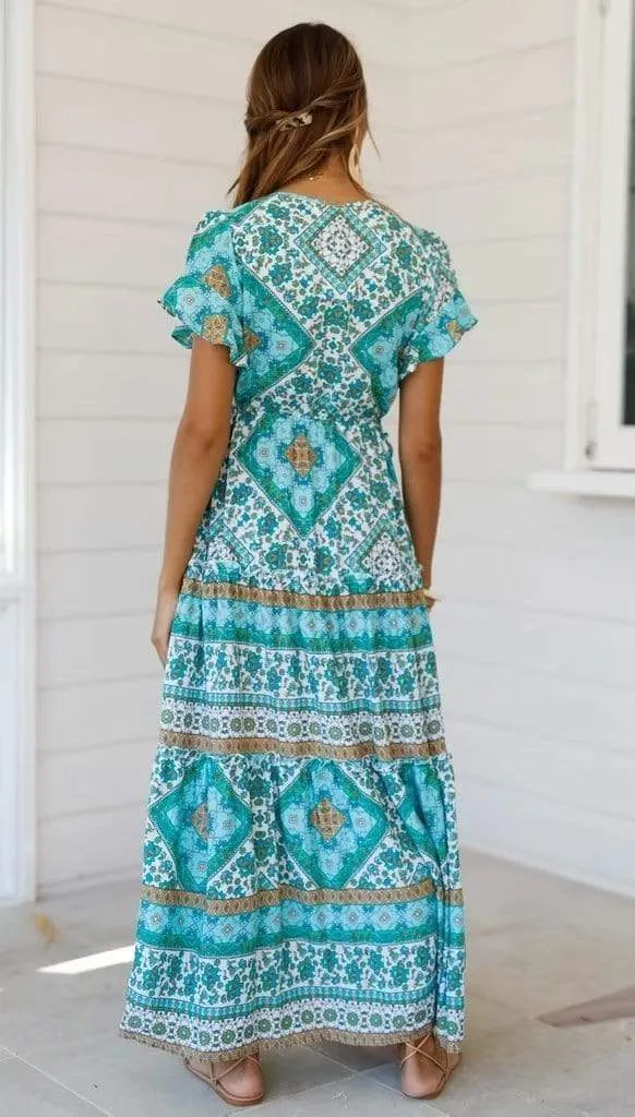 Boho Beach Maxi Dress