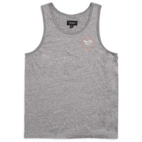 Brixton Wheeler Tank Top Vest - Heather Grey Henna