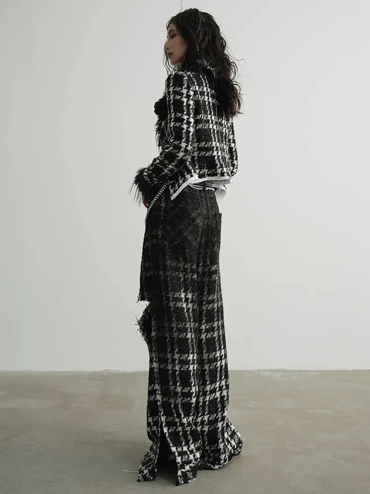 Chic Gothic Style Hallow-Out Design Trousers