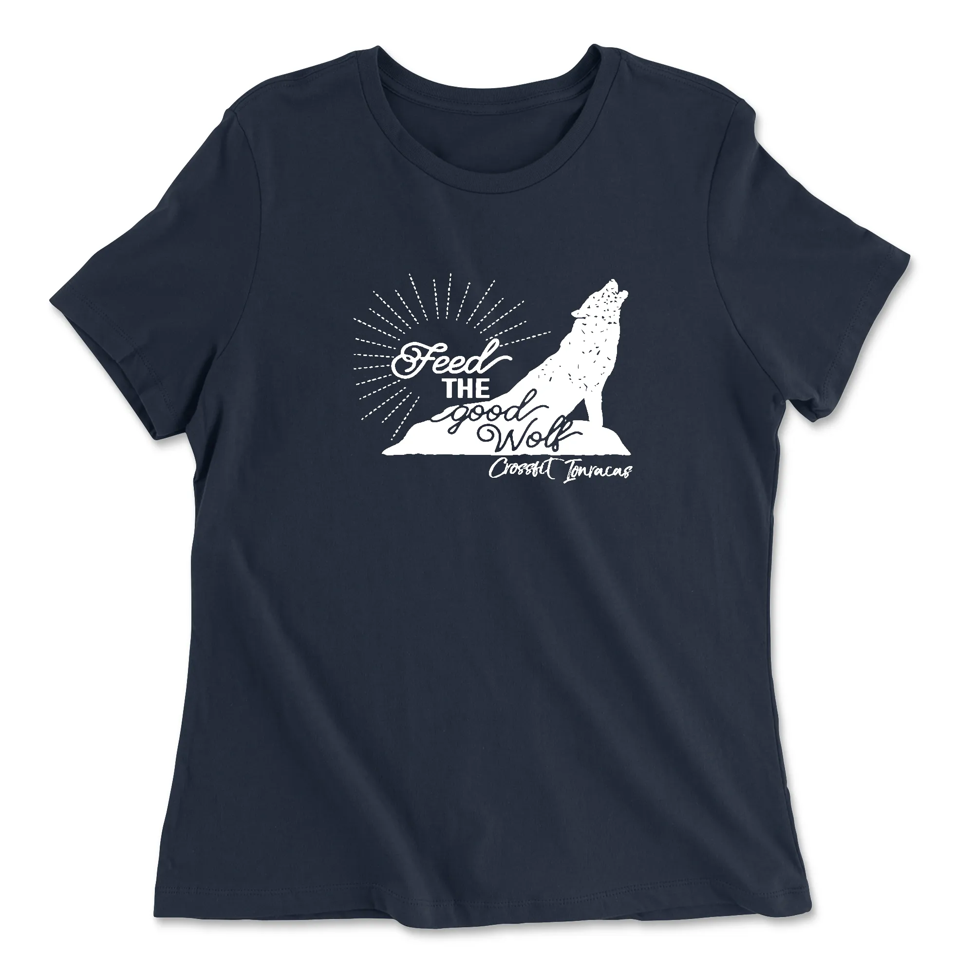 CrossFit Ionracas Feed the Wolf Womens - Relaxed Jersey T-Shirt