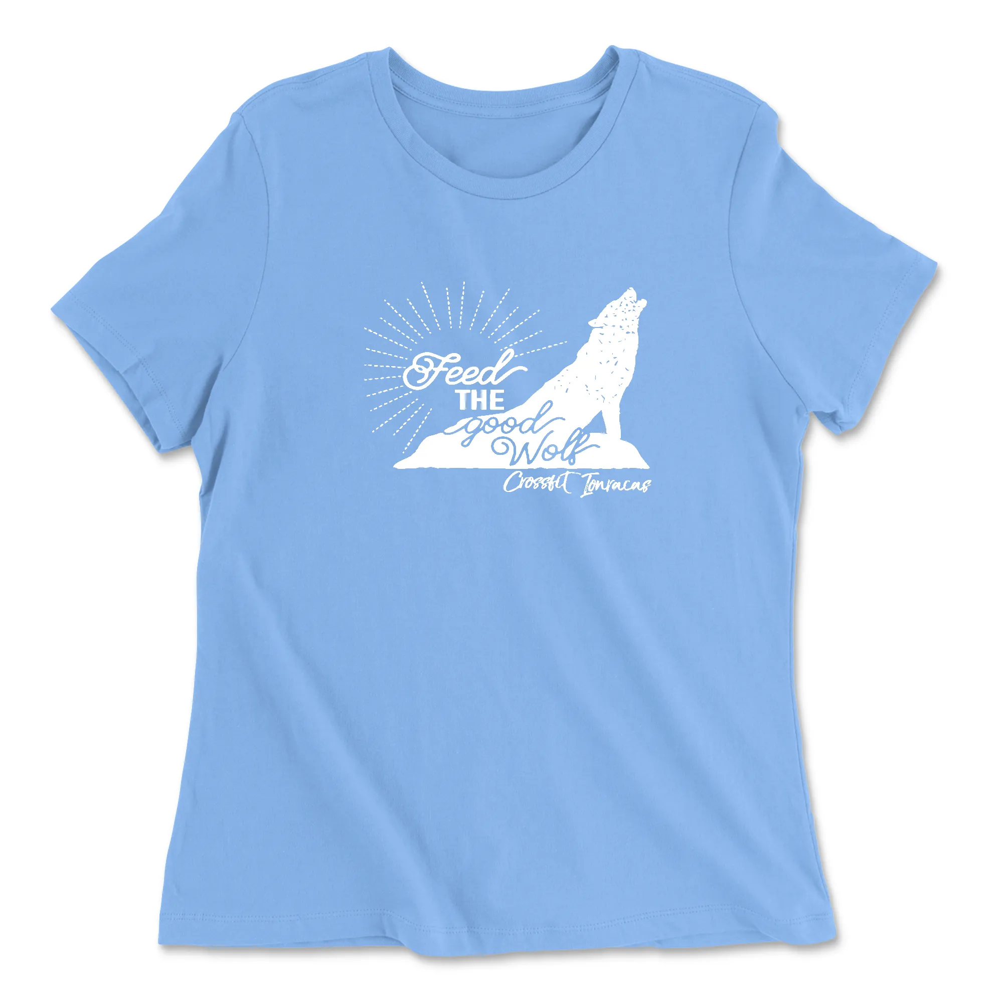 CrossFit Ionracas Feed the Wolf Womens - Relaxed Jersey T-Shirt
