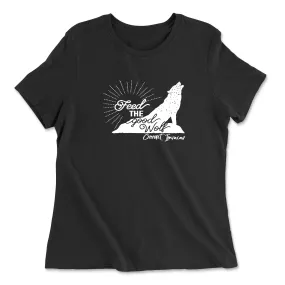 CrossFit Ionracas Feed the Wolf Womens - Relaxed Jersey T-Shirt