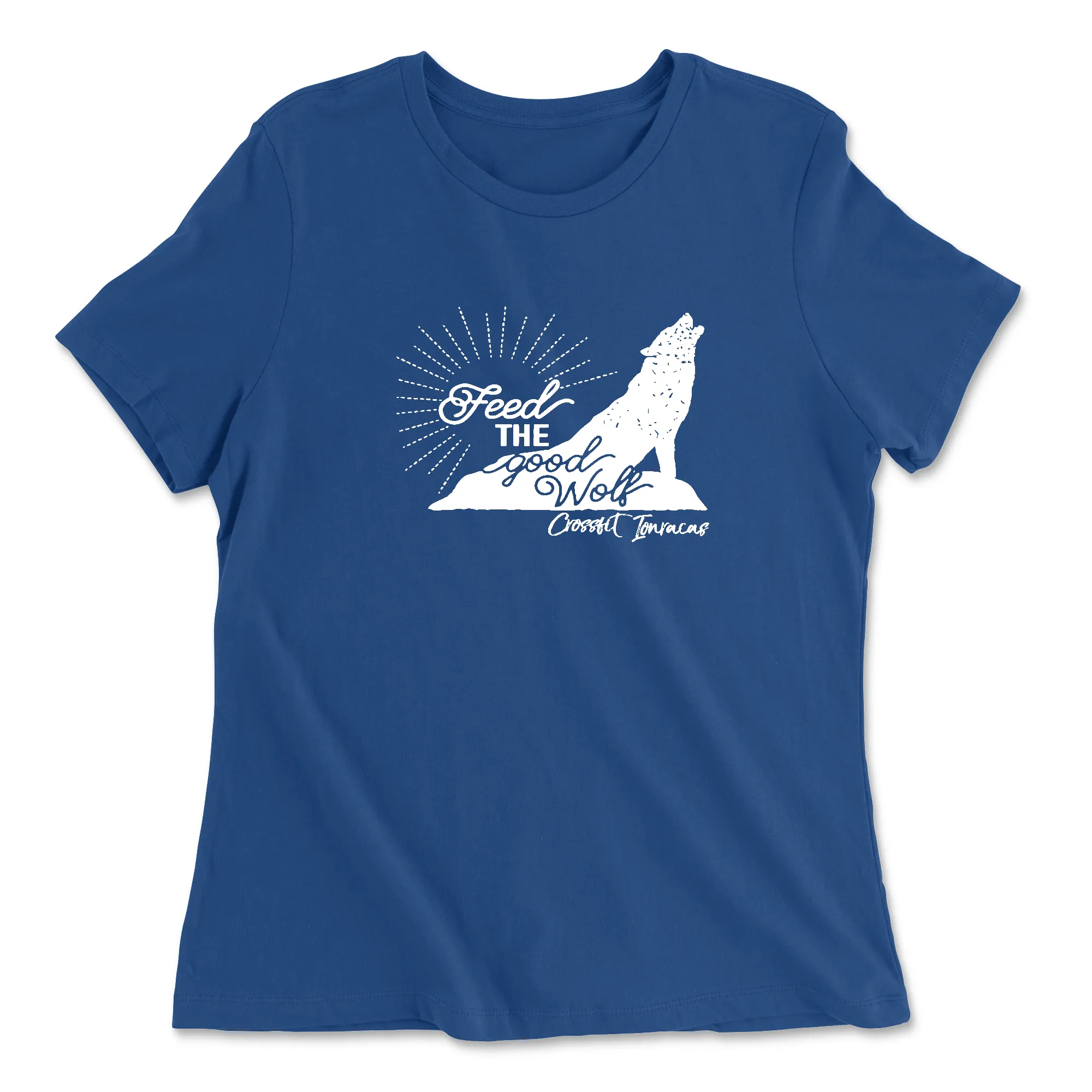 CrossFit Ionracas Feed the Wolf Womens - Relaxed Jersey T-Shirt