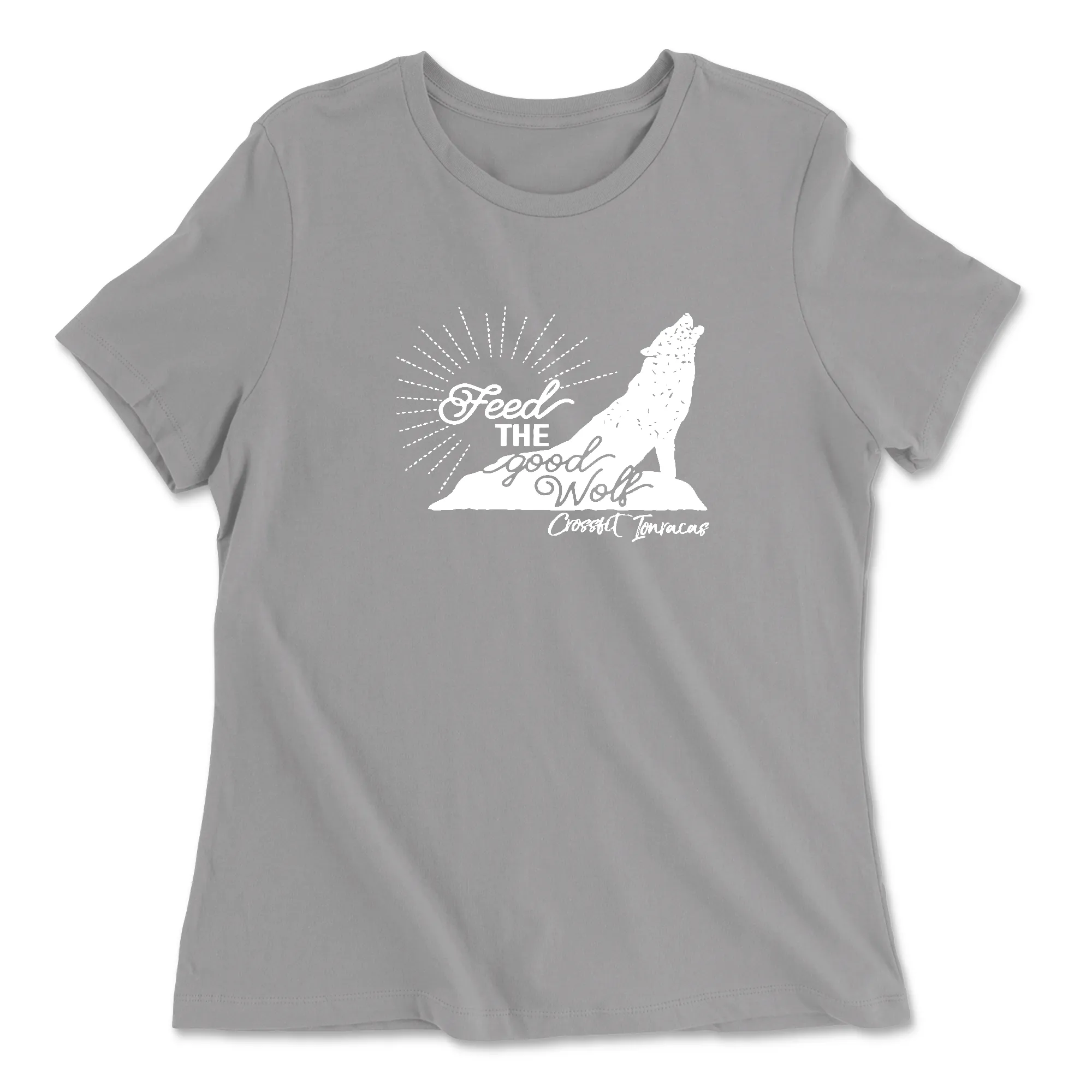 CrossFit Ionracas Feed the Wolf Womens - Relaxed Jersey T-Shirt