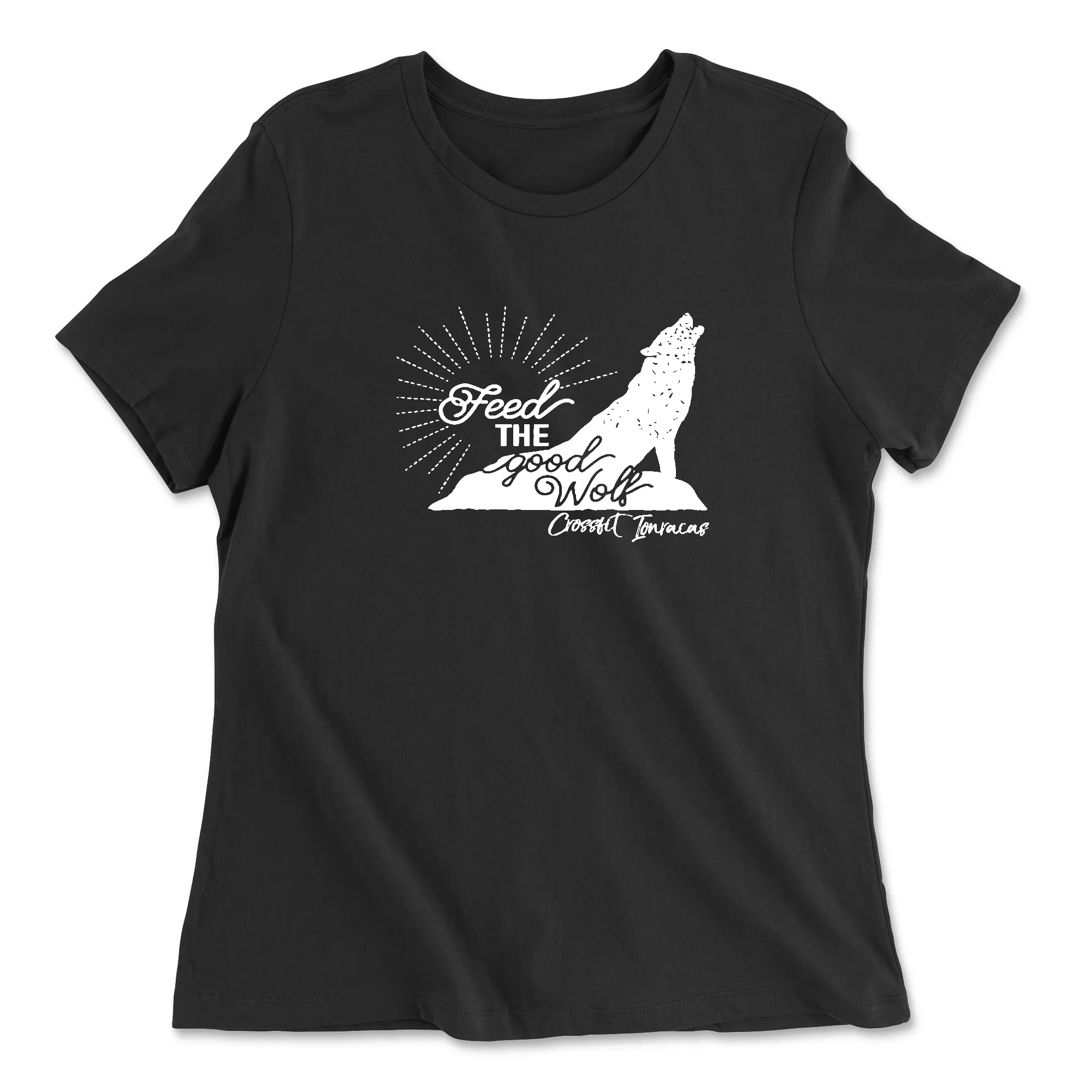 CrossFit Ionracas Feed the Wolf Womens - Relaxed Jersey T-Shirt