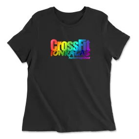 CrossFit Ionracas Rainbow Womens - Relaxed Jersey T-Shirt