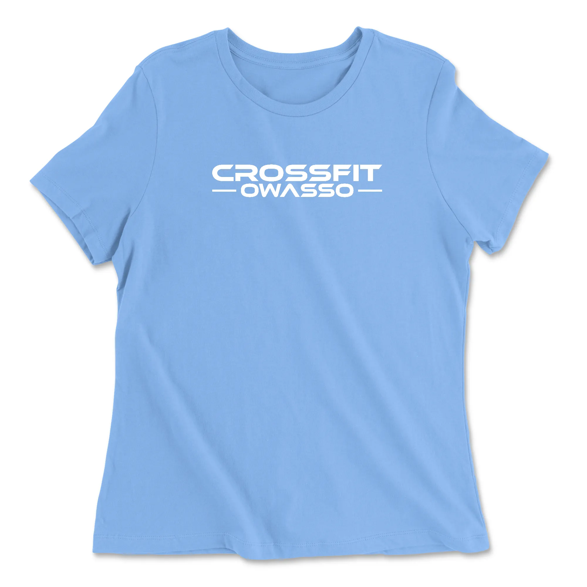 CrossFit Owasso White Womens - Relaxed Jersey T-Shirt
