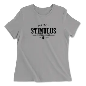CrossFit Stimulus American Made  Womens - Relaxed Jersey T-Shirt