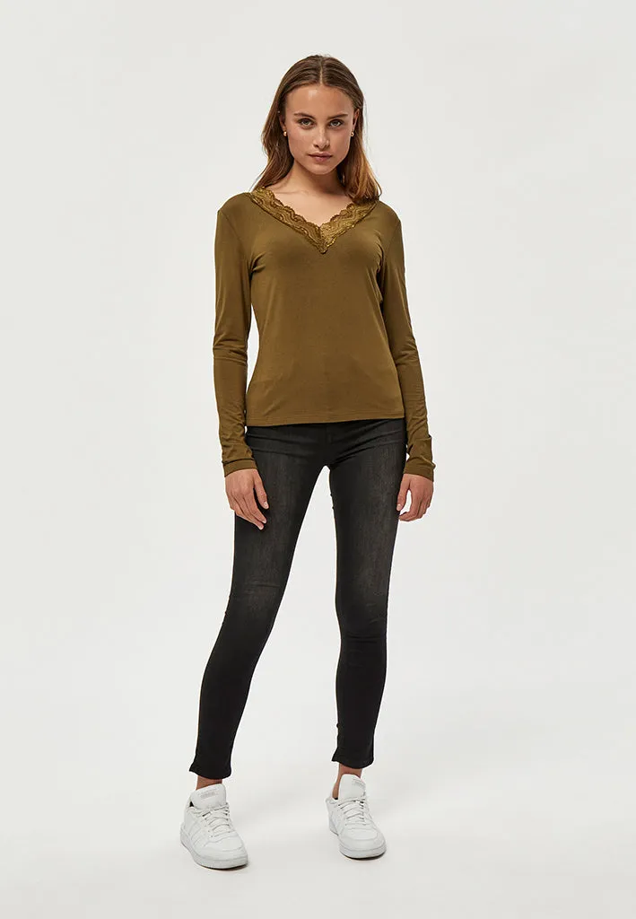 DELola HW Jeans - BLACK