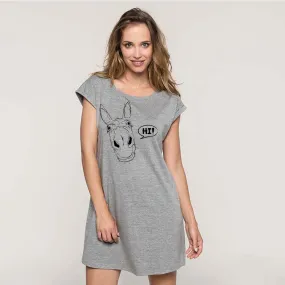 Donkey flowy t-shirt dress, grey