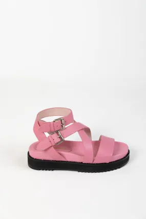 GLOBE SANDAL TUMBLE PINK LEATHER