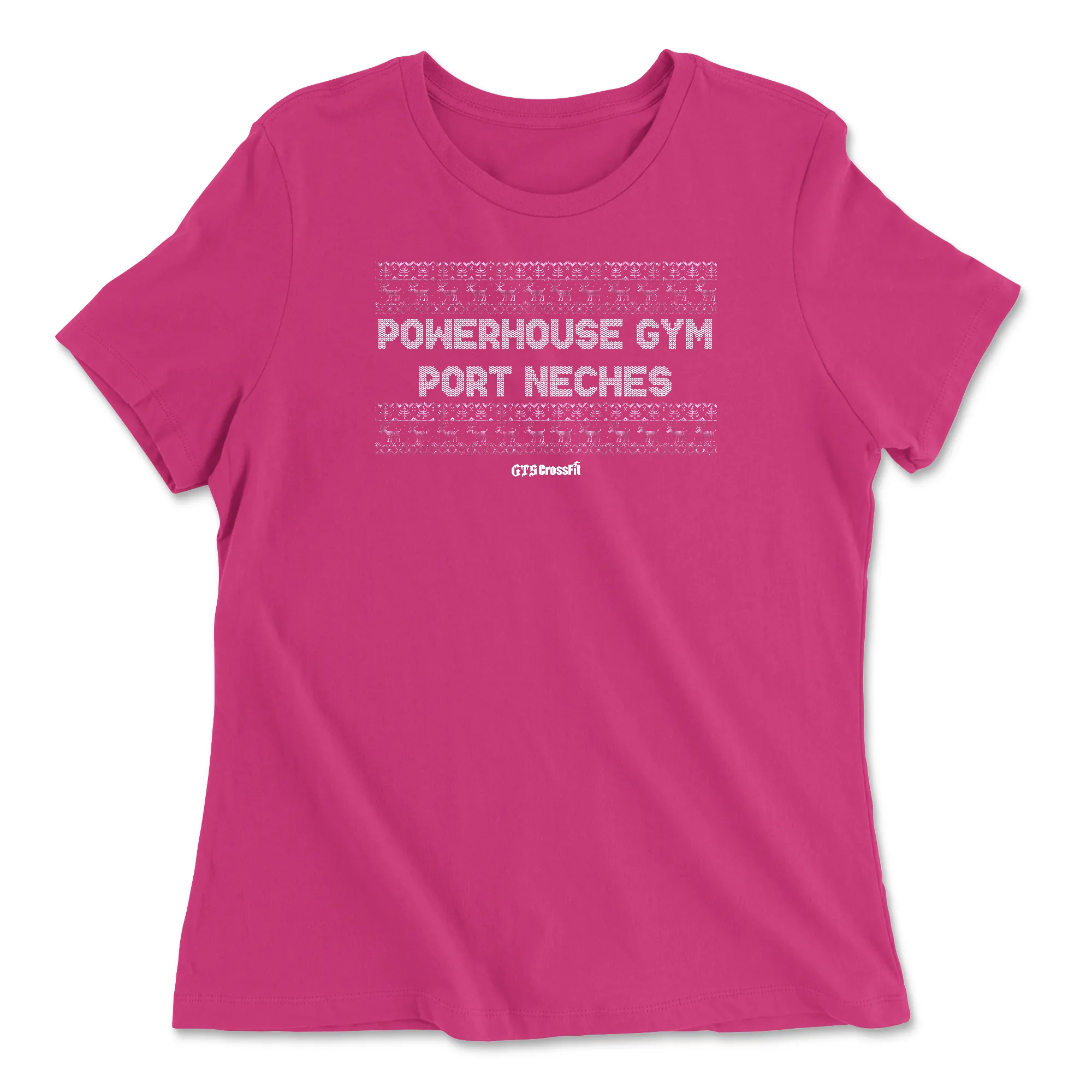 GTS CrossFit Christmas Womens - Relaxed Jersey T-Shirt