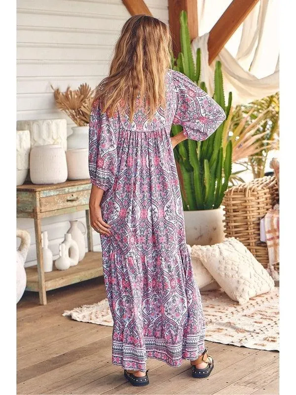 JAASE Bonnie Print Paris Maxi Dress
