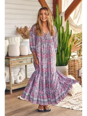JAASE Bonnie Print Paris Maxi Dress