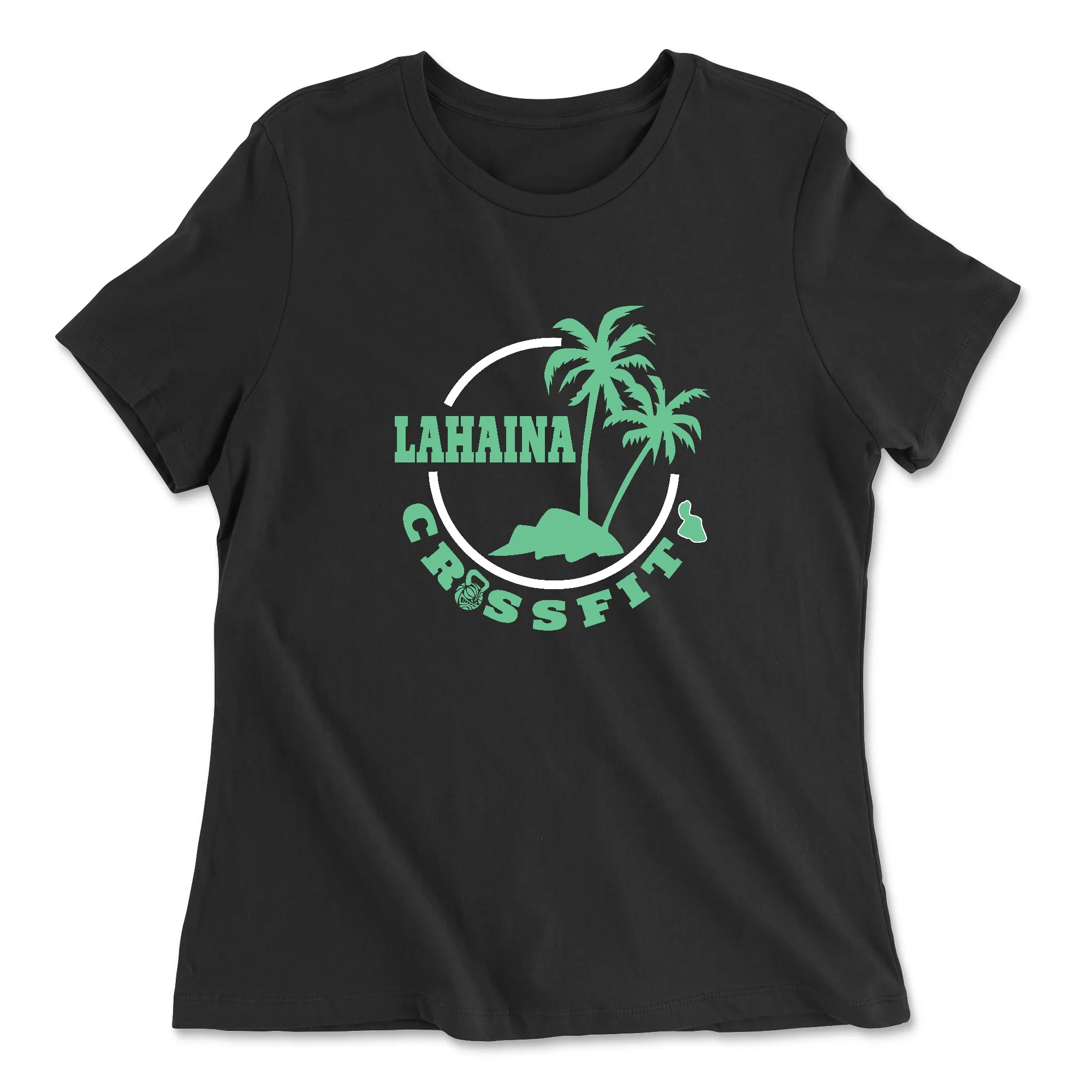 Lahaina CrossFit Maui Teal Womens - Relaxed Jersey T-Shirt