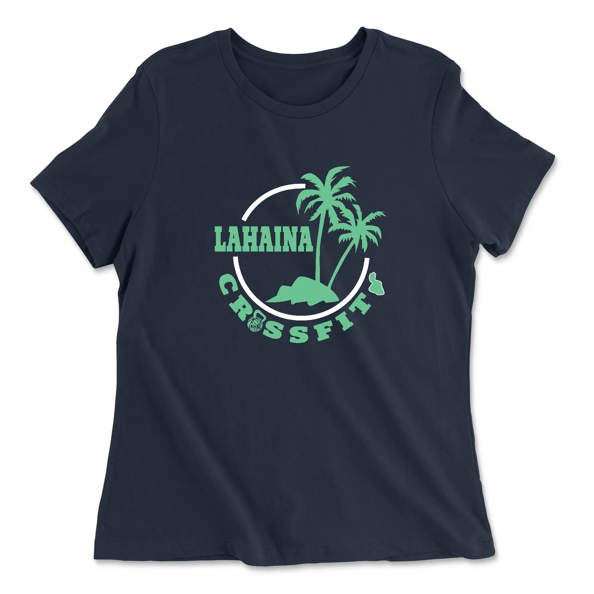 Lahaina CrossFit Maui Teal Womens - Relaxed Jersey T-Shirt