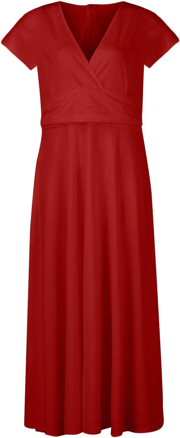 Lavender Dress for Women Elegant High Waist Strapless Stylish Dressers Casual Spring Dresses 2025 Solid Color Plus Size Dress