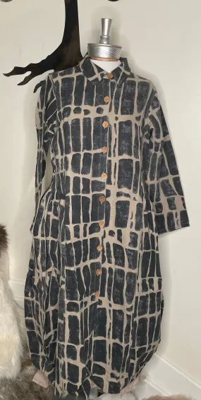 Linen Jacket Dress by Paper Lace