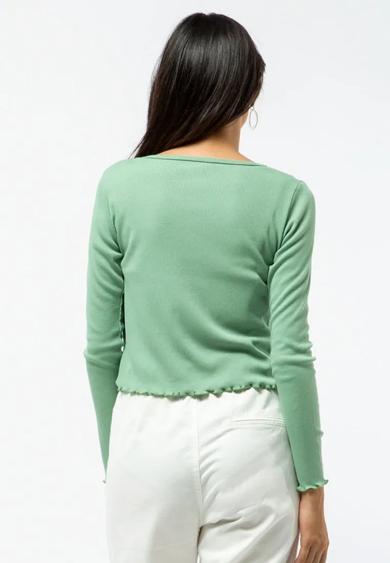 Long Sleeve Embroidery Cardigan