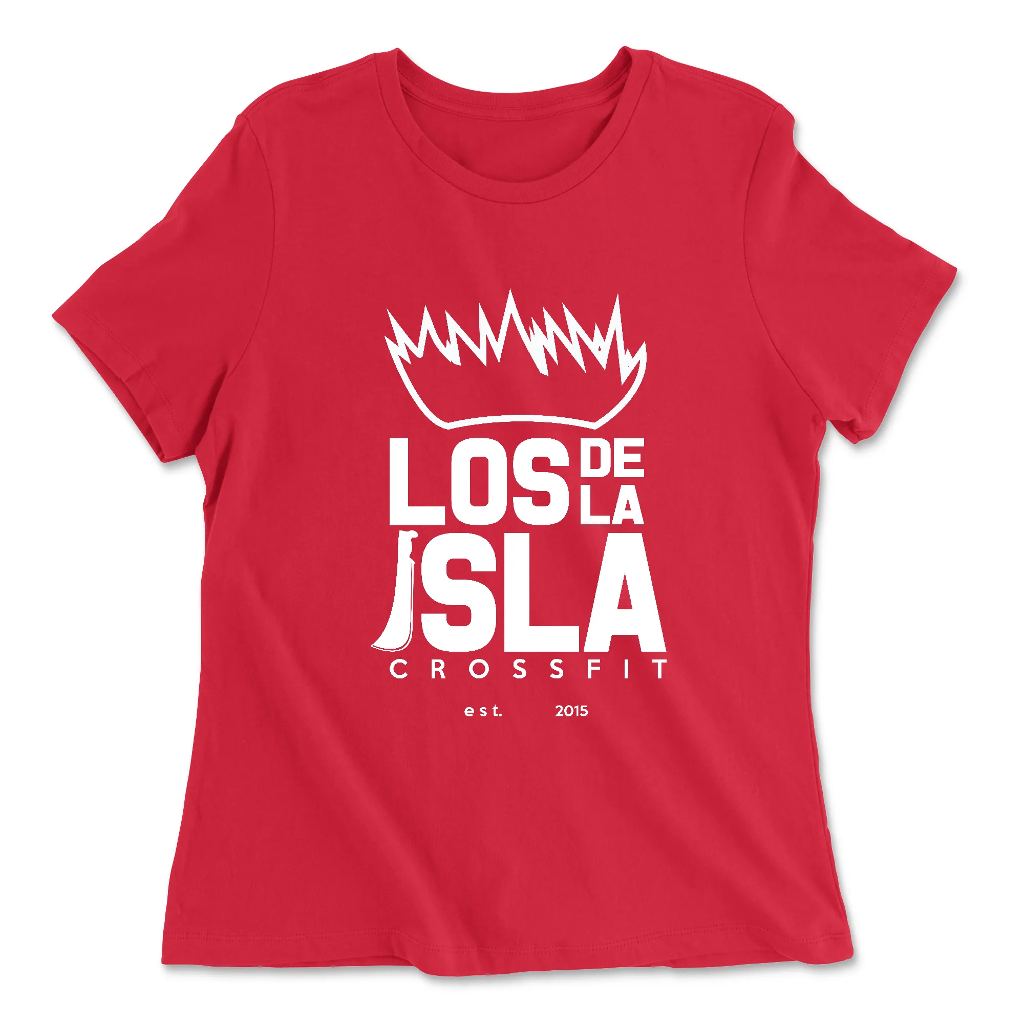 Los De La Isla CrossFit One Color Womens - Relaxed Jersey T-Shirt
