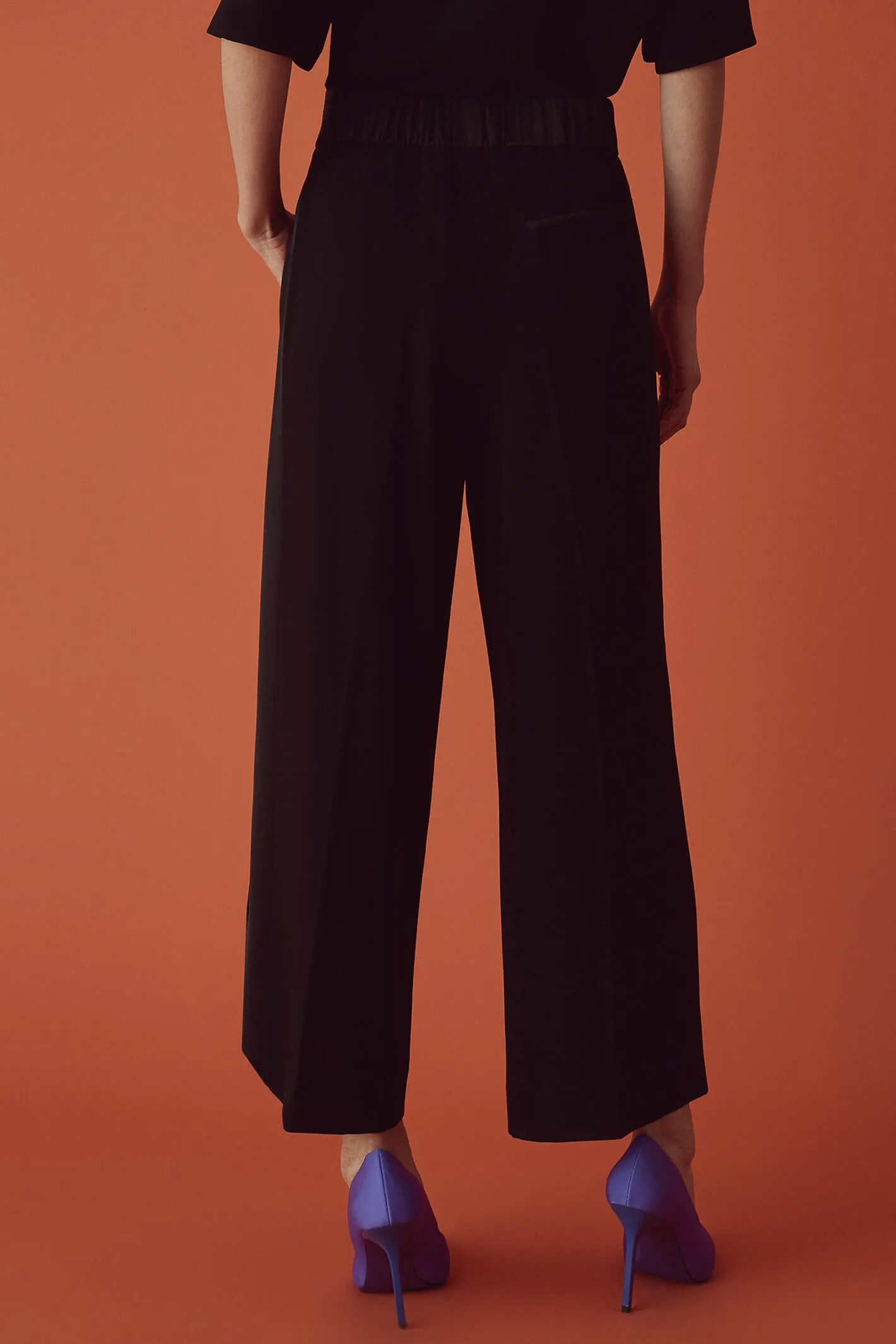 Marella Grace 23313603332 Black Art 365 Cropped Trousers
