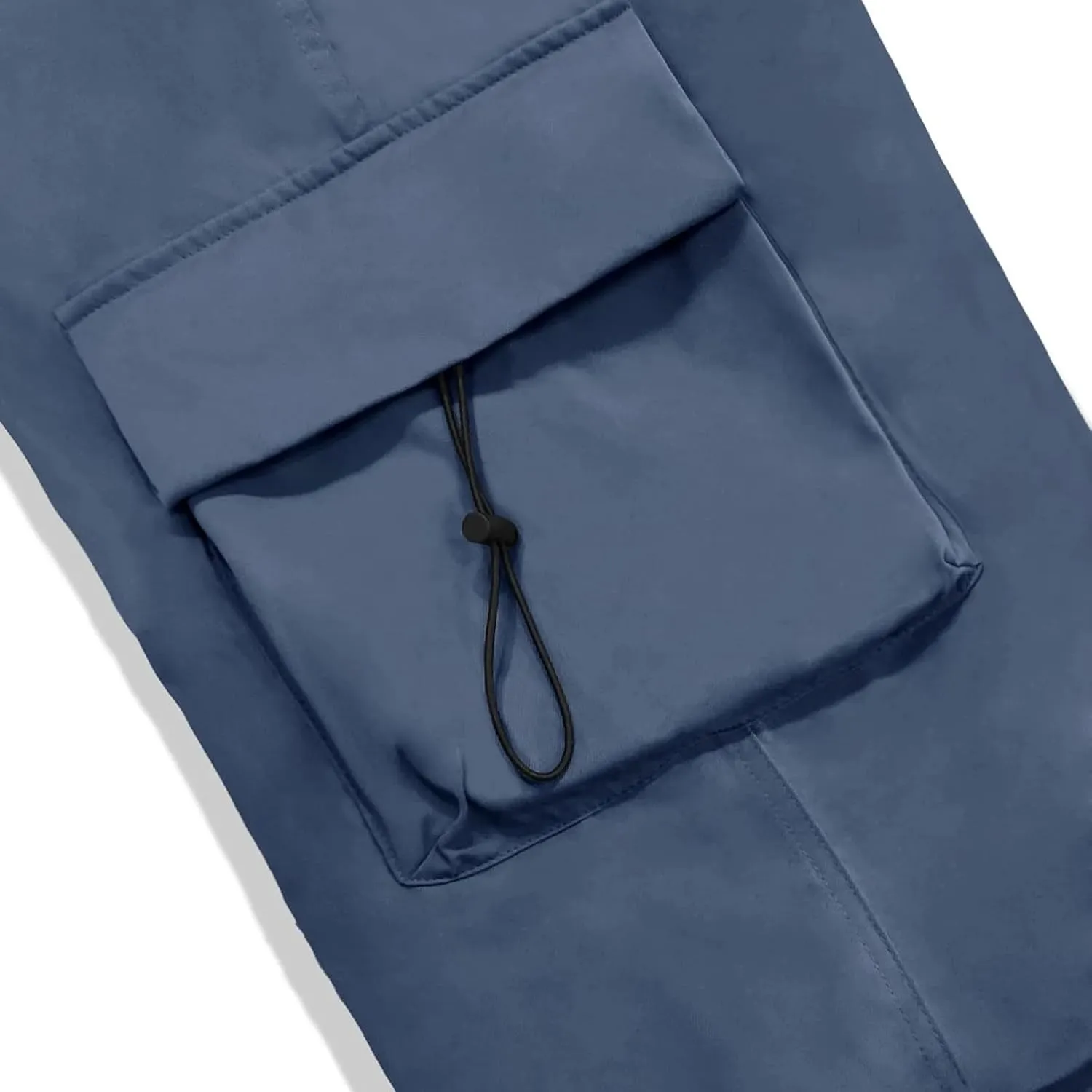 Men Baggy Cargo Pants Casual Parachute Pants Drawstring Workout Sweatpants Plus Size Loose Harem Joggers with Pockets