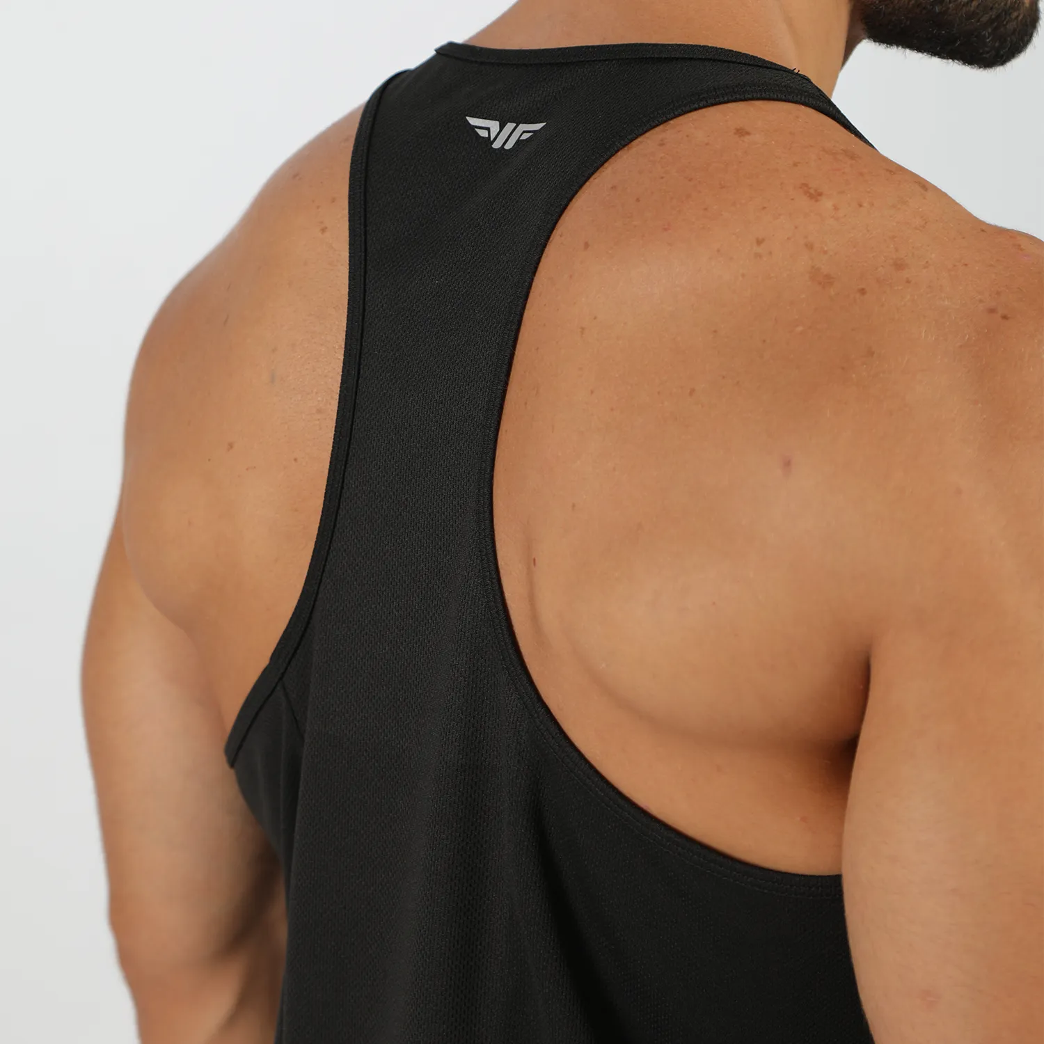 MEN-GO-BEYOND-MESH-TANK (BLACK)