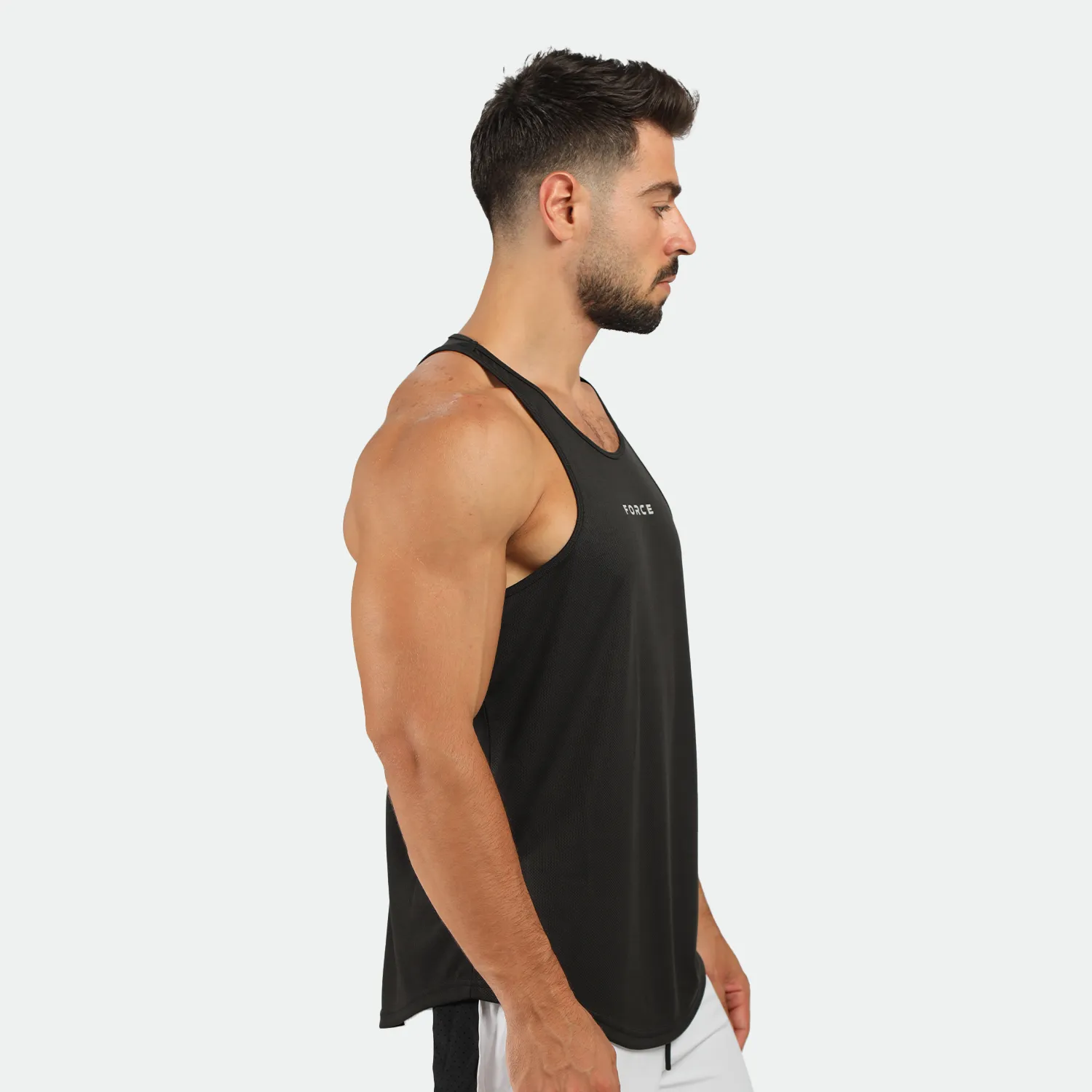 MEN-GO-BEYOND-MESH-TANK (BLACK)