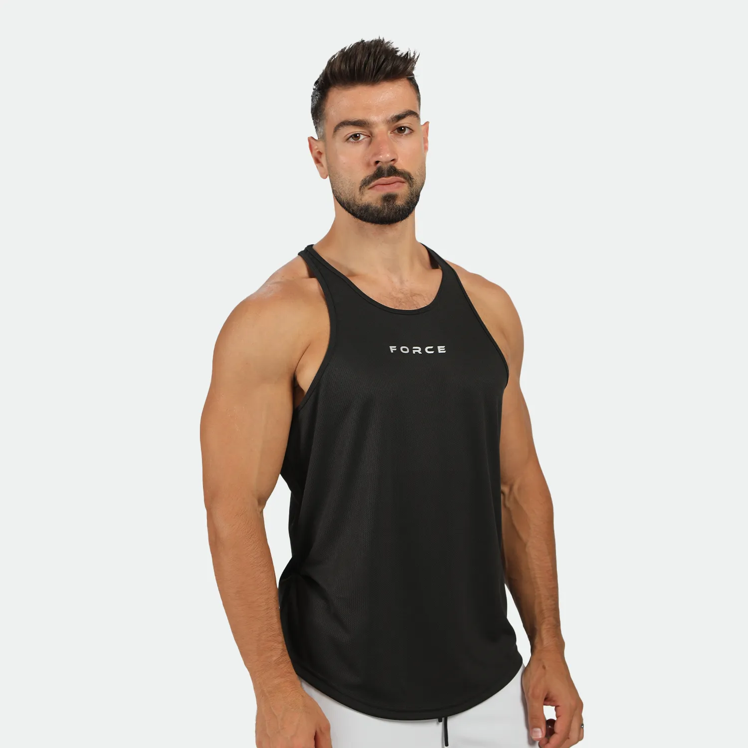 MEN-GO-BEYOND-MESH-TANK (BLACK)