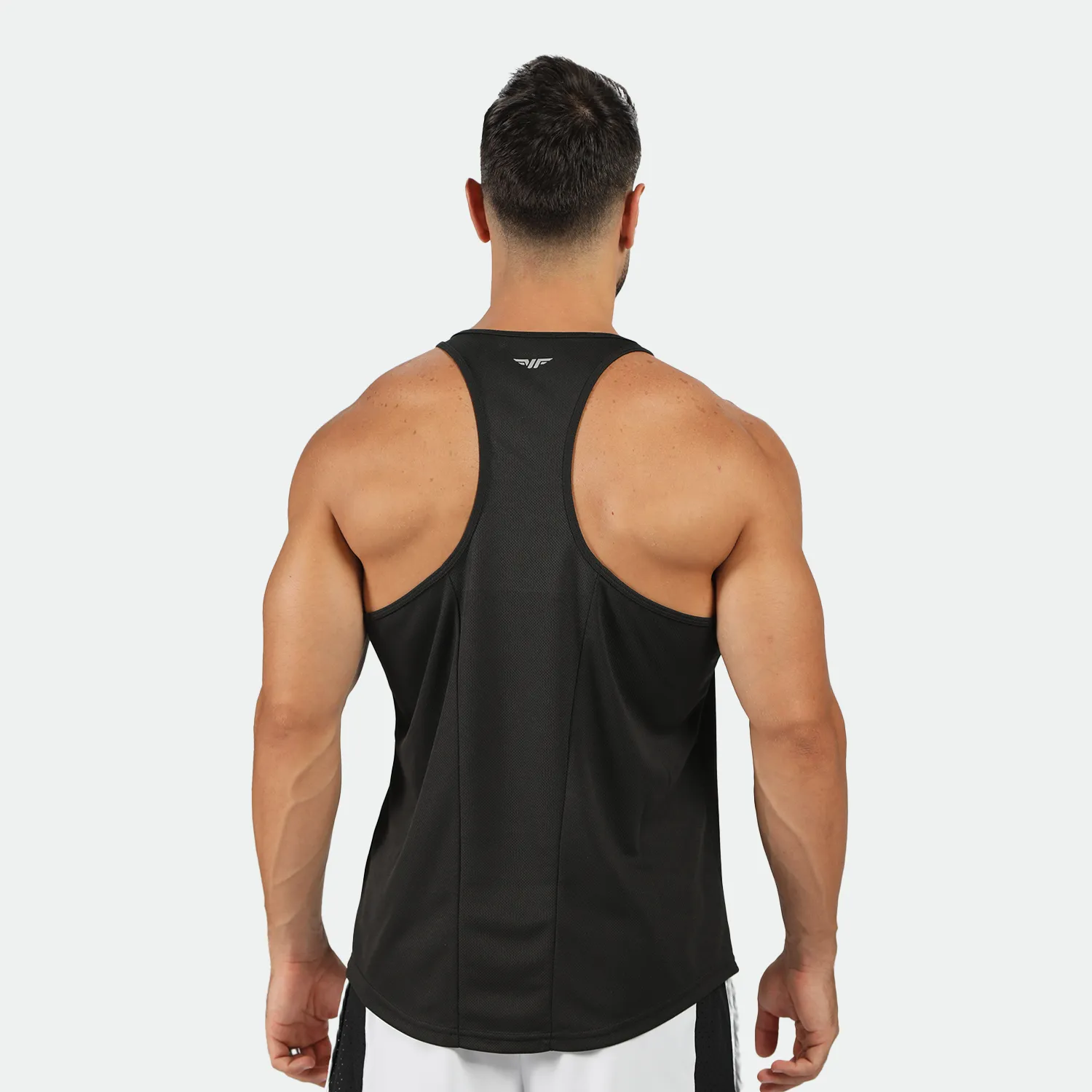 MEN-GO-BEYOND-MESH-TANK (BLACK)