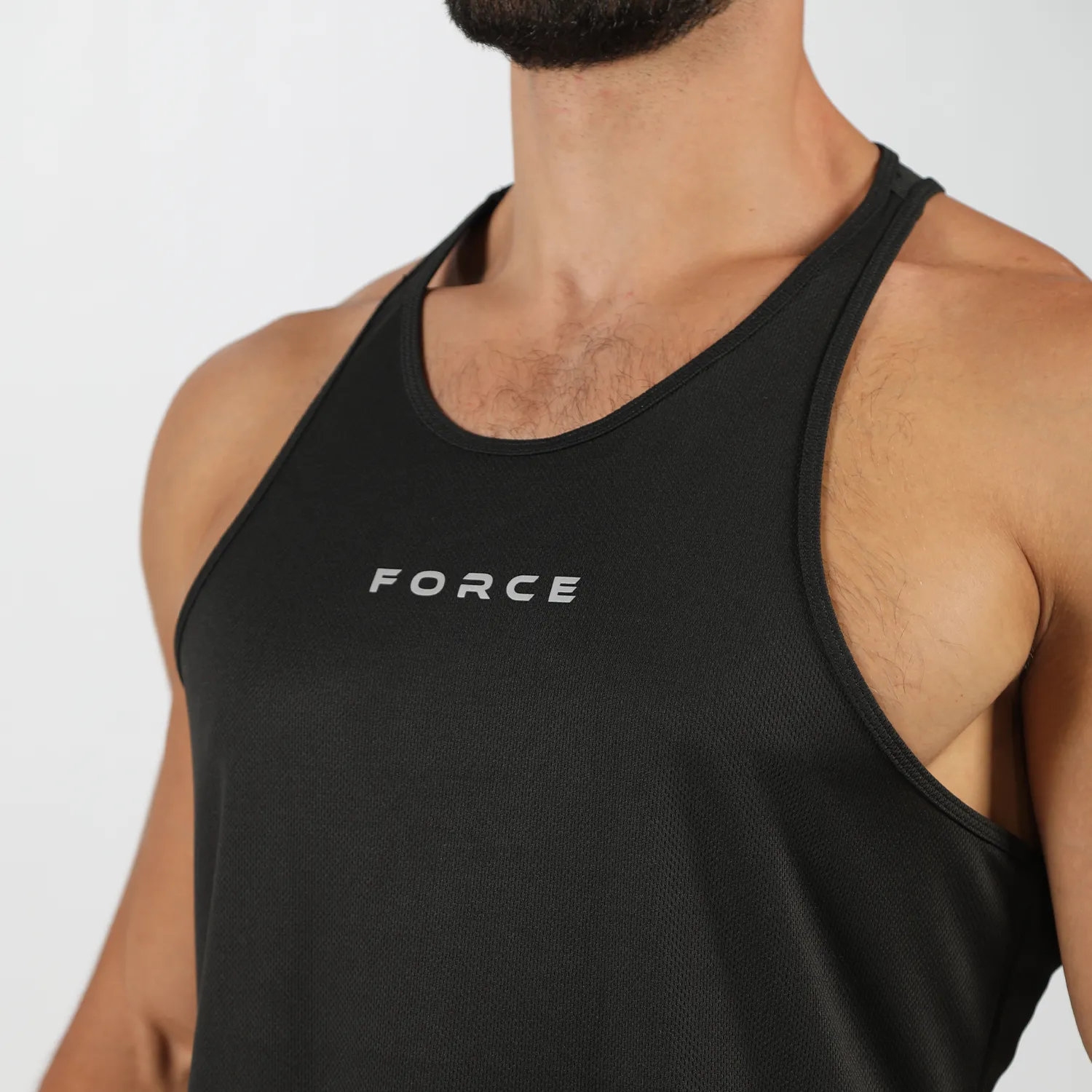 MEN-GO-BEYOND-MESH-TANK (BLACK)
