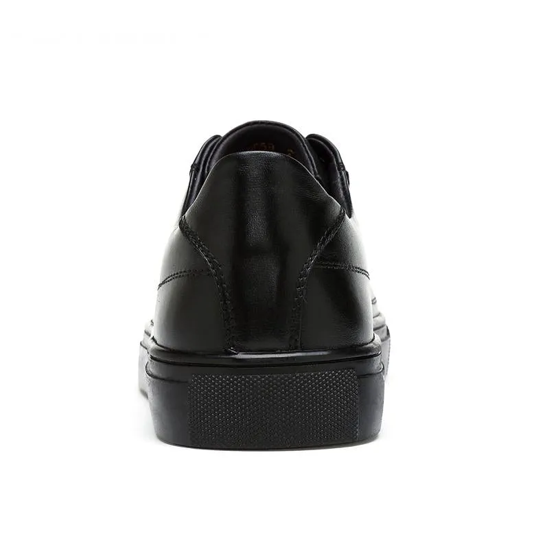 Men's Casual Genuine Leather Flats | Plus Size