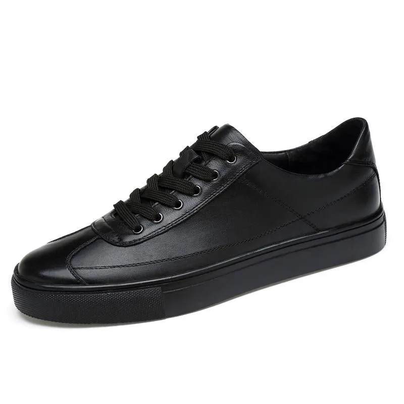 Men's Casual Genuine Leather Flats | Plus Size