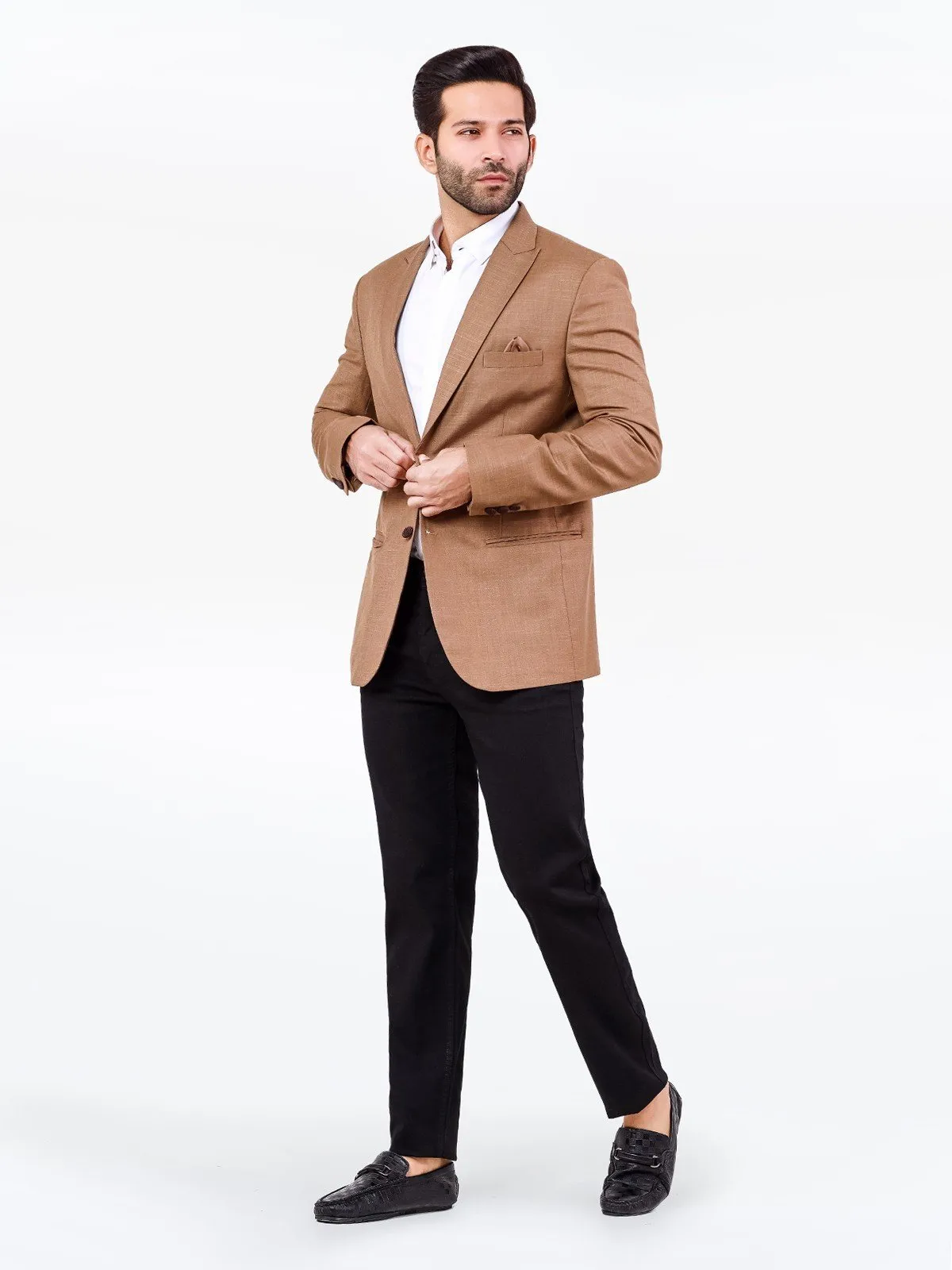 Men's Light Brown Blazer - EMTB22-6804