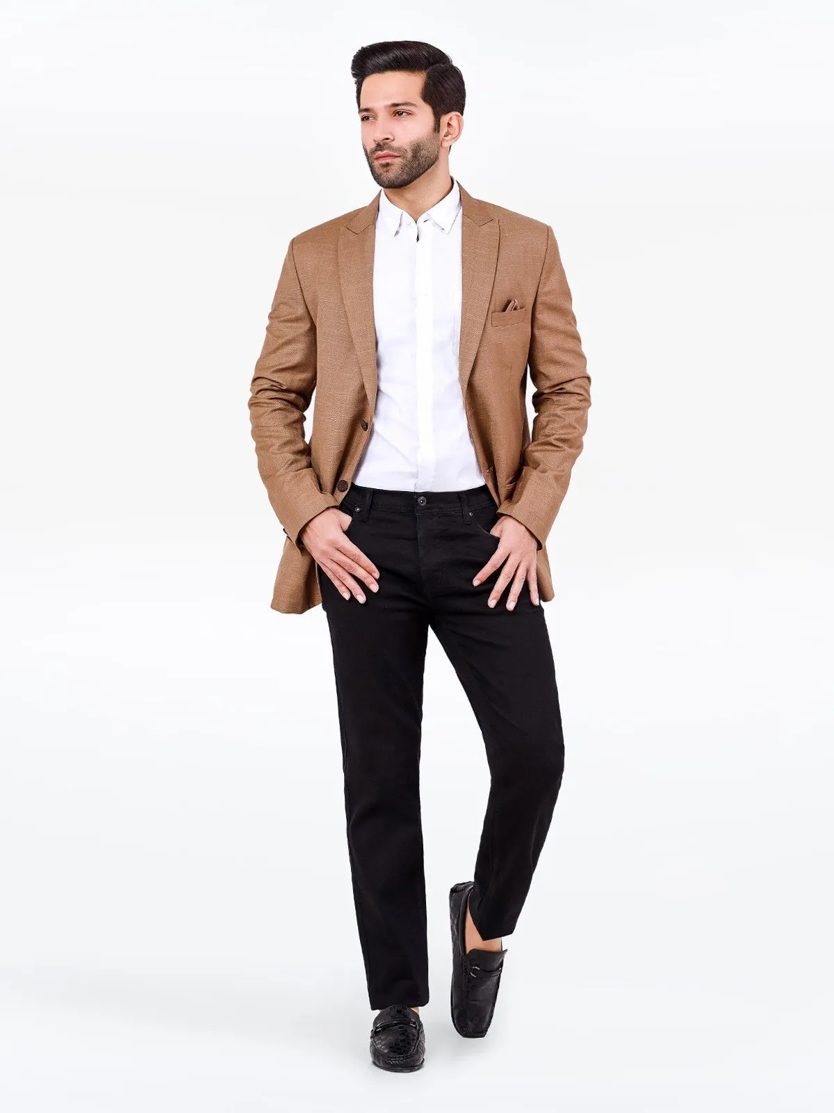 Men's Light Brown Blazer - EMTB22-6804