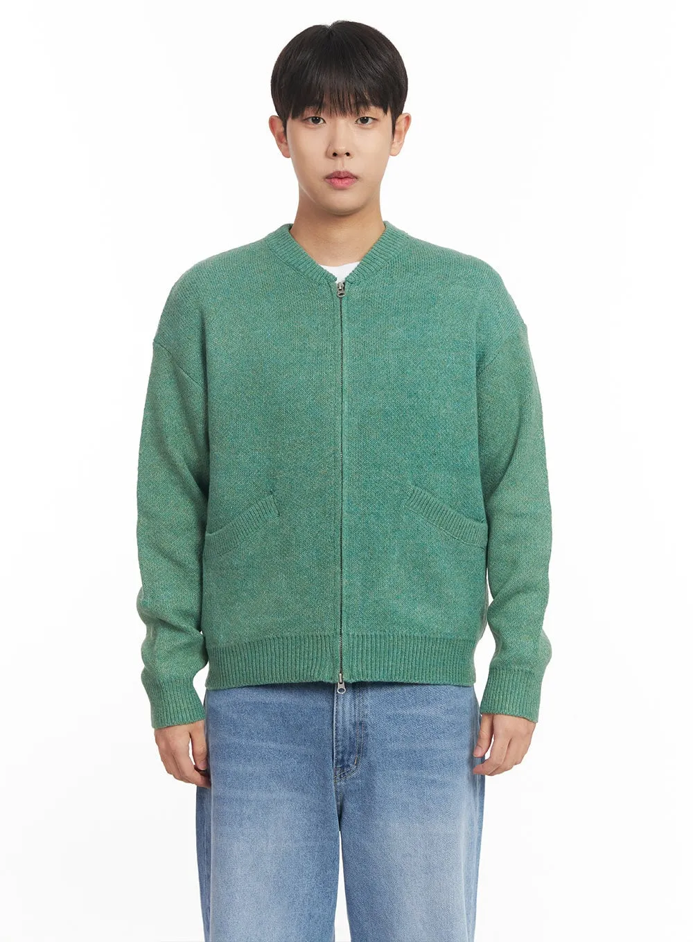 Men's Soft Zip-Up Cardigan IM527