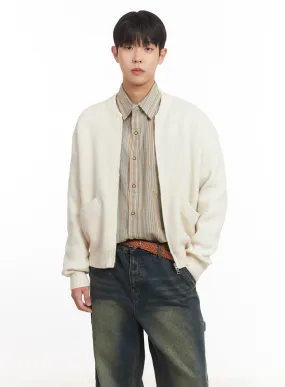 Men's Soft Zip-Up Cardigan IM527