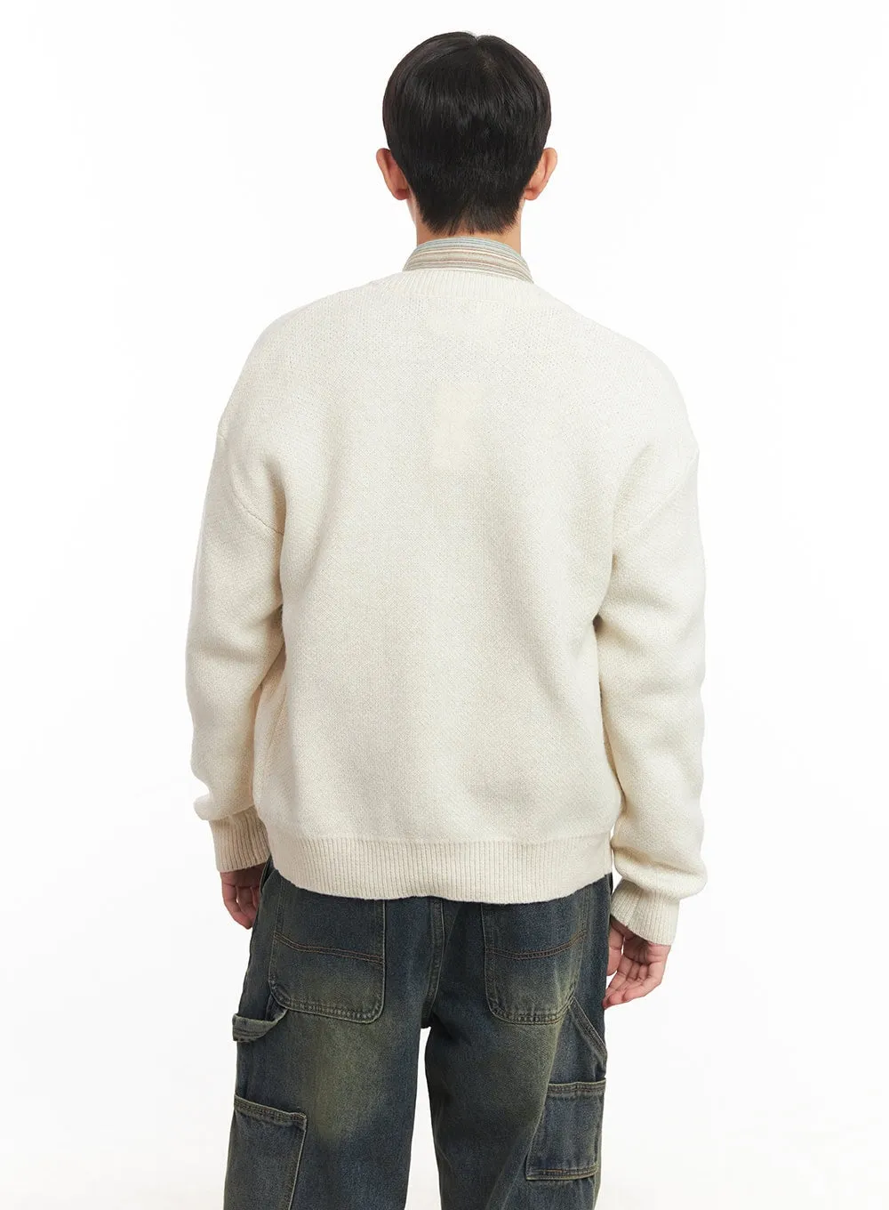 Men's Soft Zip-Up Cardigan IM527