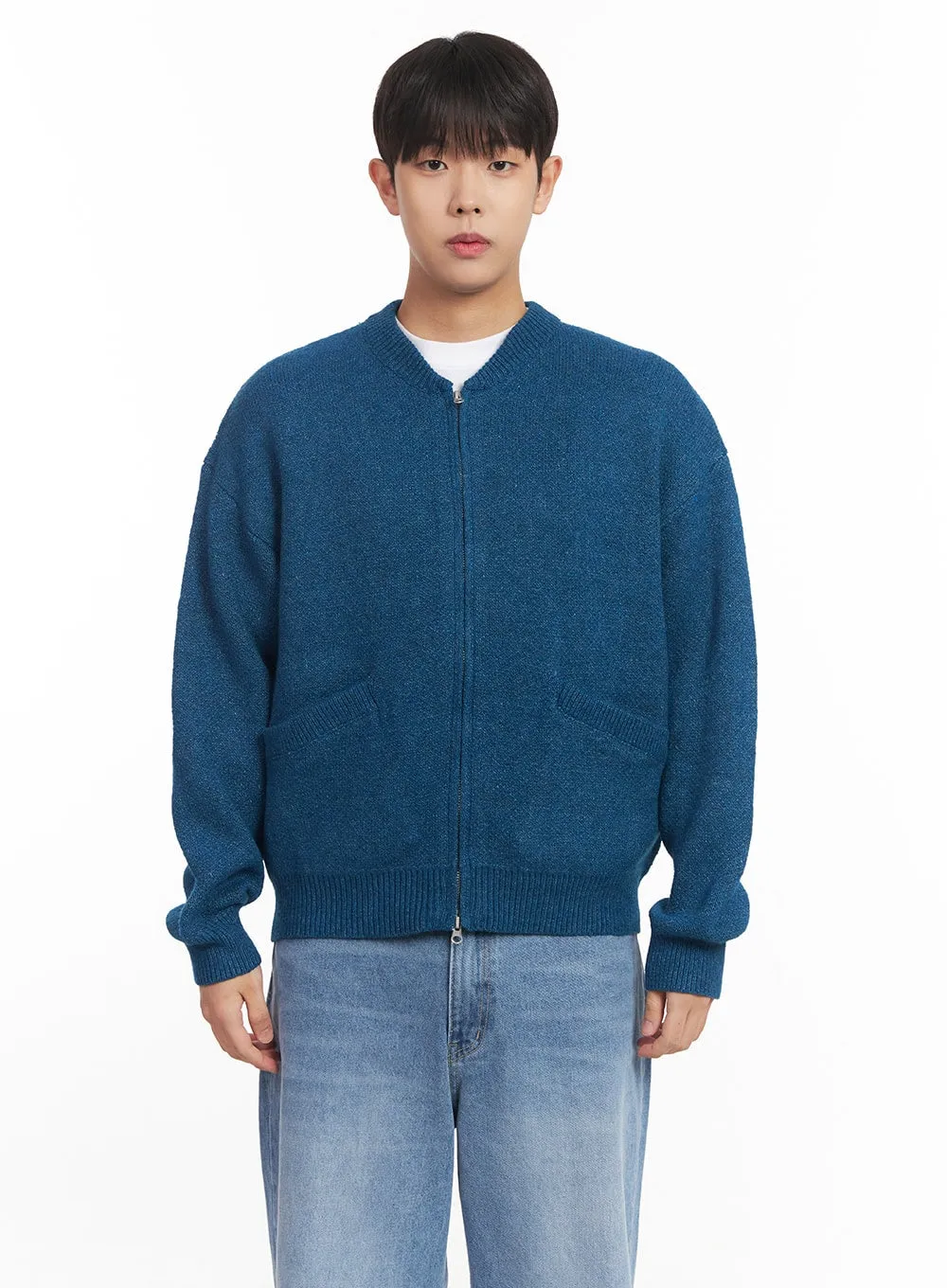 Men's Soft Zip-Up Cardigan IM527