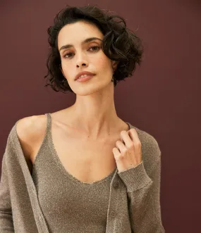 Nomi Metallic Sweater Camisole