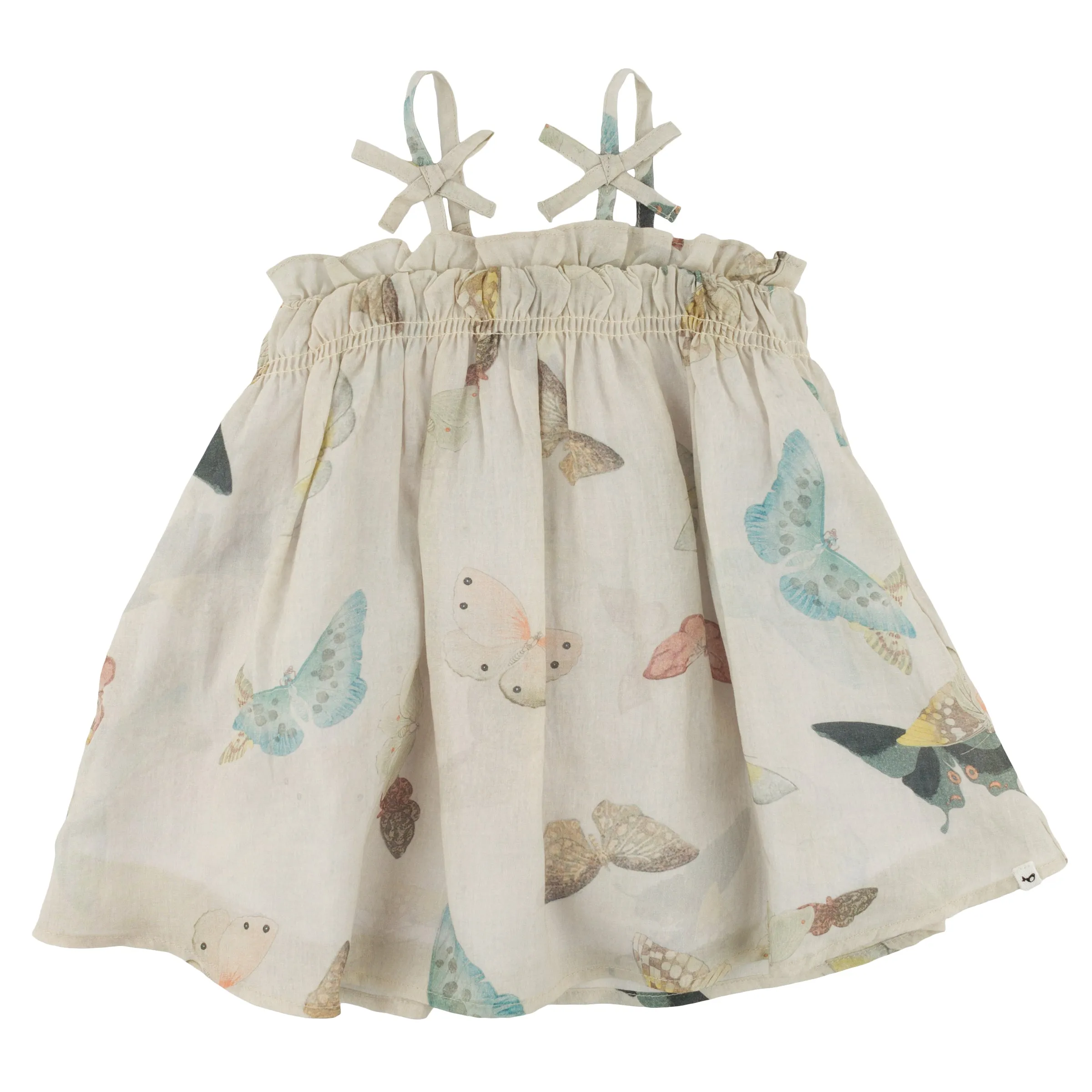 oh baby! Brandie Dress - Butterfly Garden - Natural
