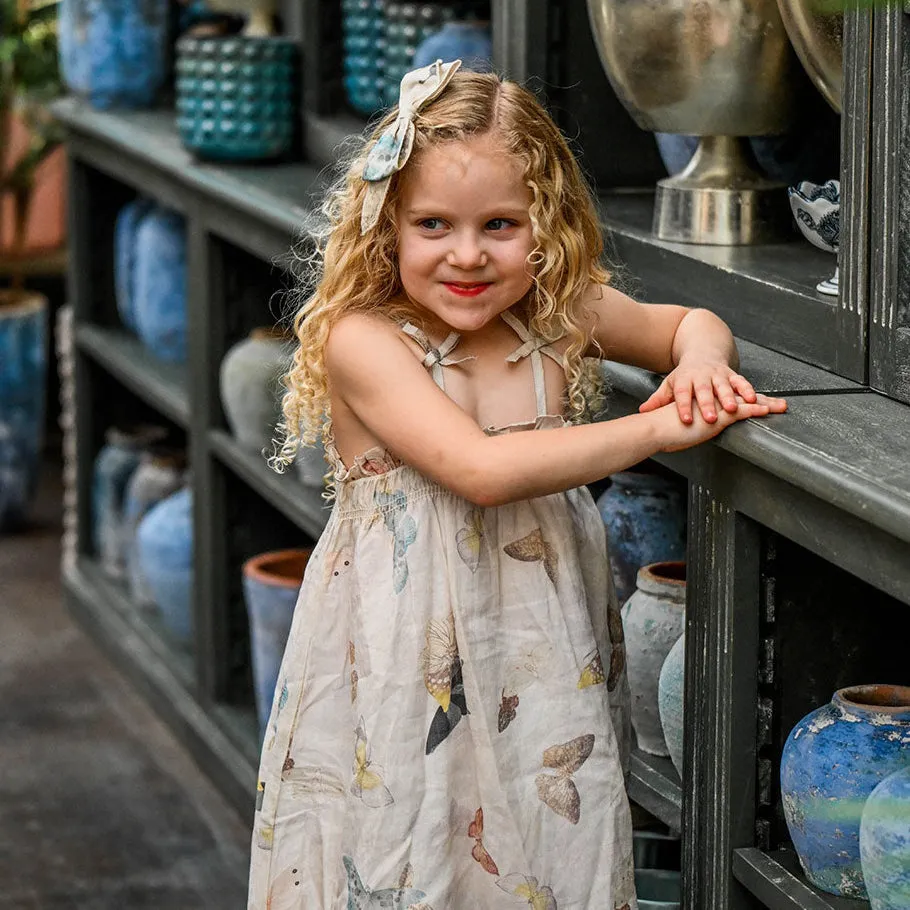 oh baby! Brandie Dress - Butterfly Garden - Natural