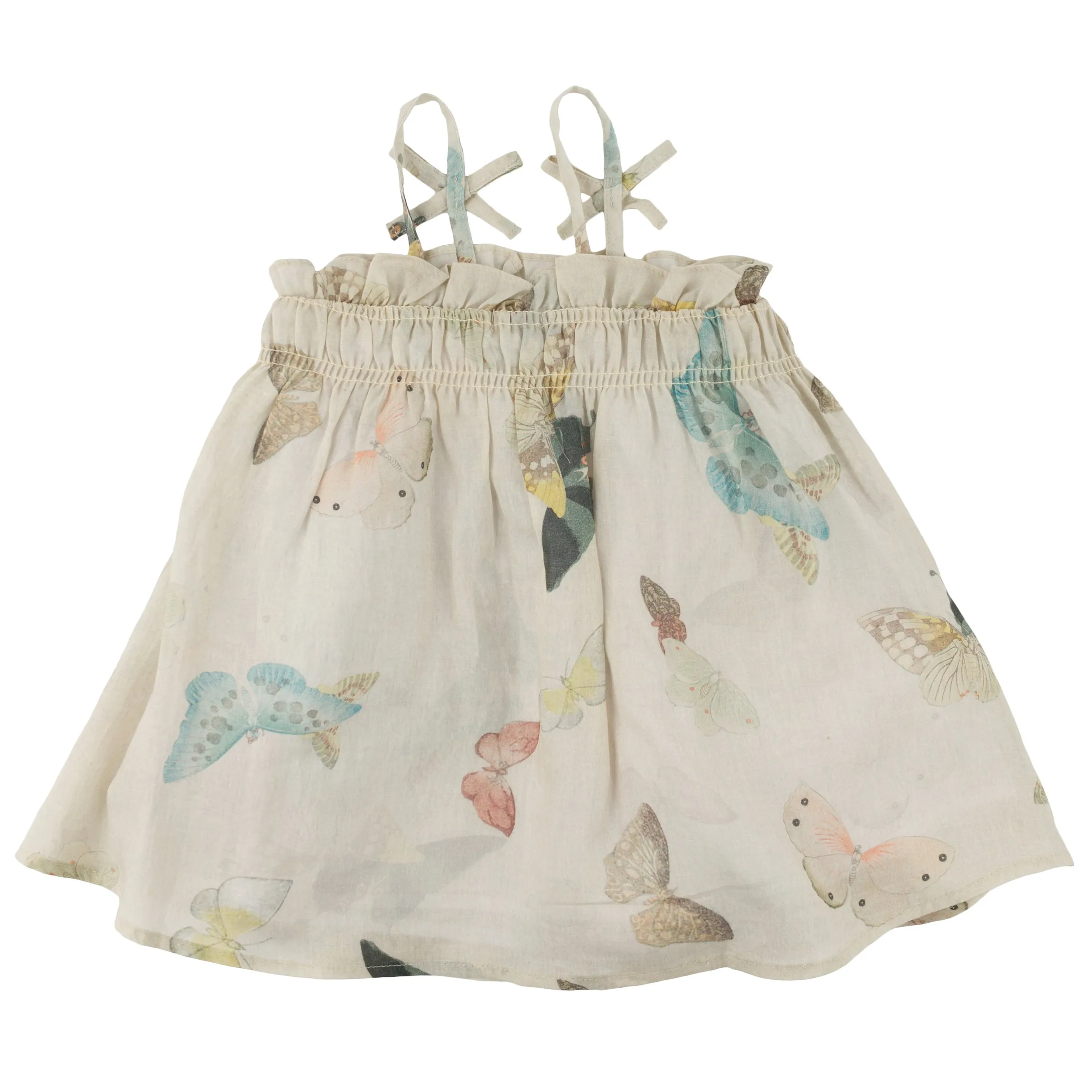 oh baby! Brandie Dress - Butterfly Garden - Natural