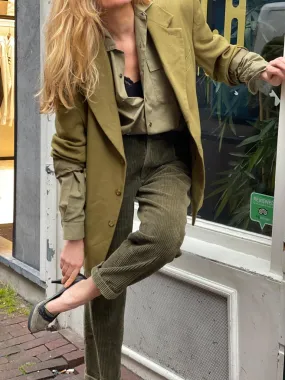 olive green vintage blazer.