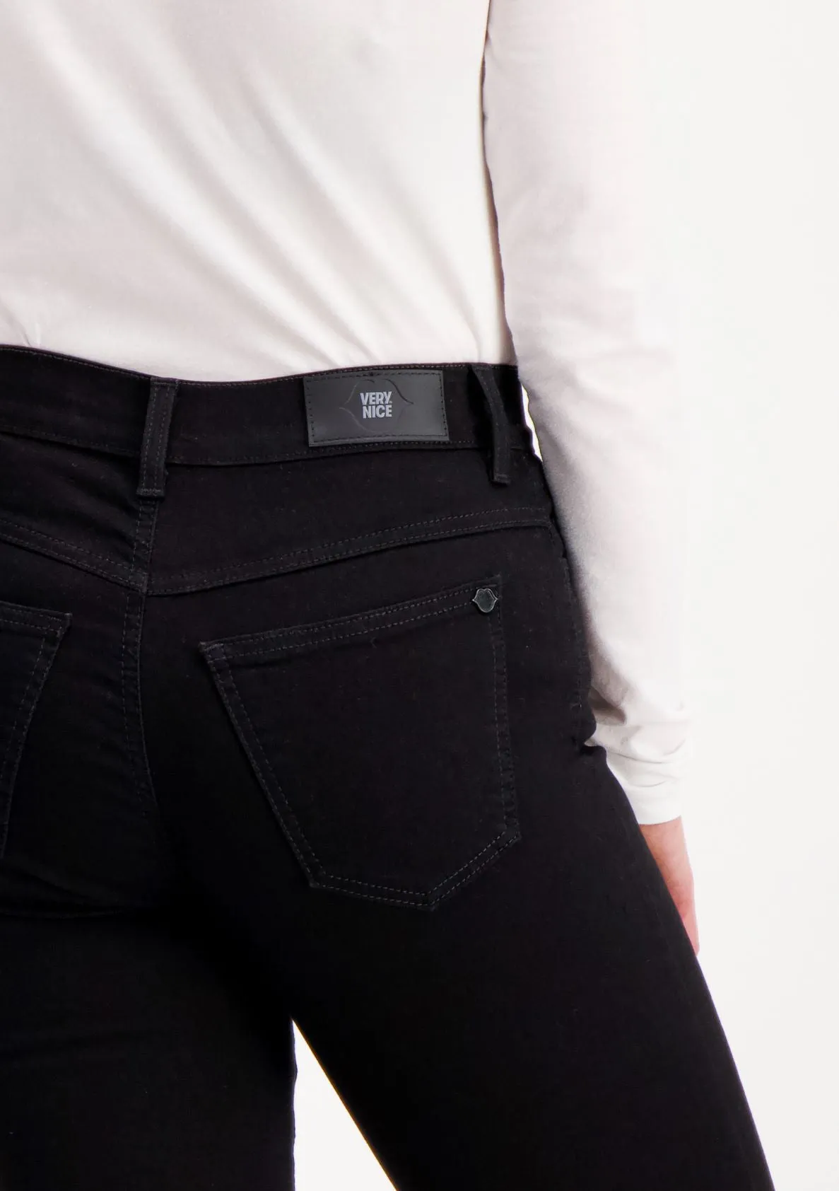 Pirre Super Stretch Straight Jeans Black
